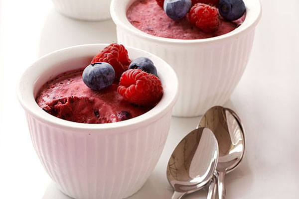 Iced Berry Yoghurt Cups - Creative Gourmet